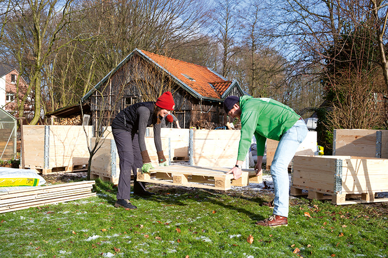Paletten – Hochbeet