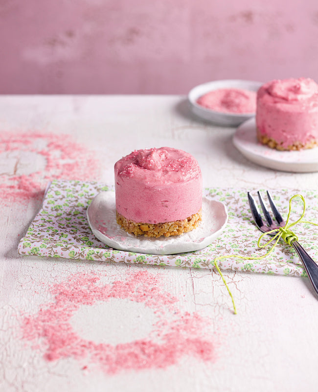 Prinzessinnentörtchen mit Himbeeren & Frischkäse – zart, fruchtig & ganz ohne Backen