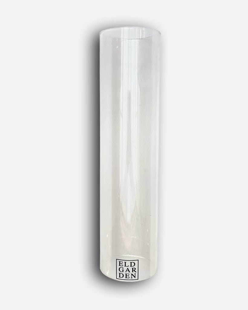 Ersatzglas für den Stabkerzenhalter von Eldgarden als Freisteller fotografiert.
