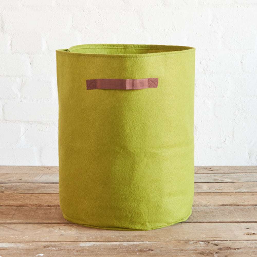 Detailaufnahme der Vigoroot Pflanztasche mit Griffen