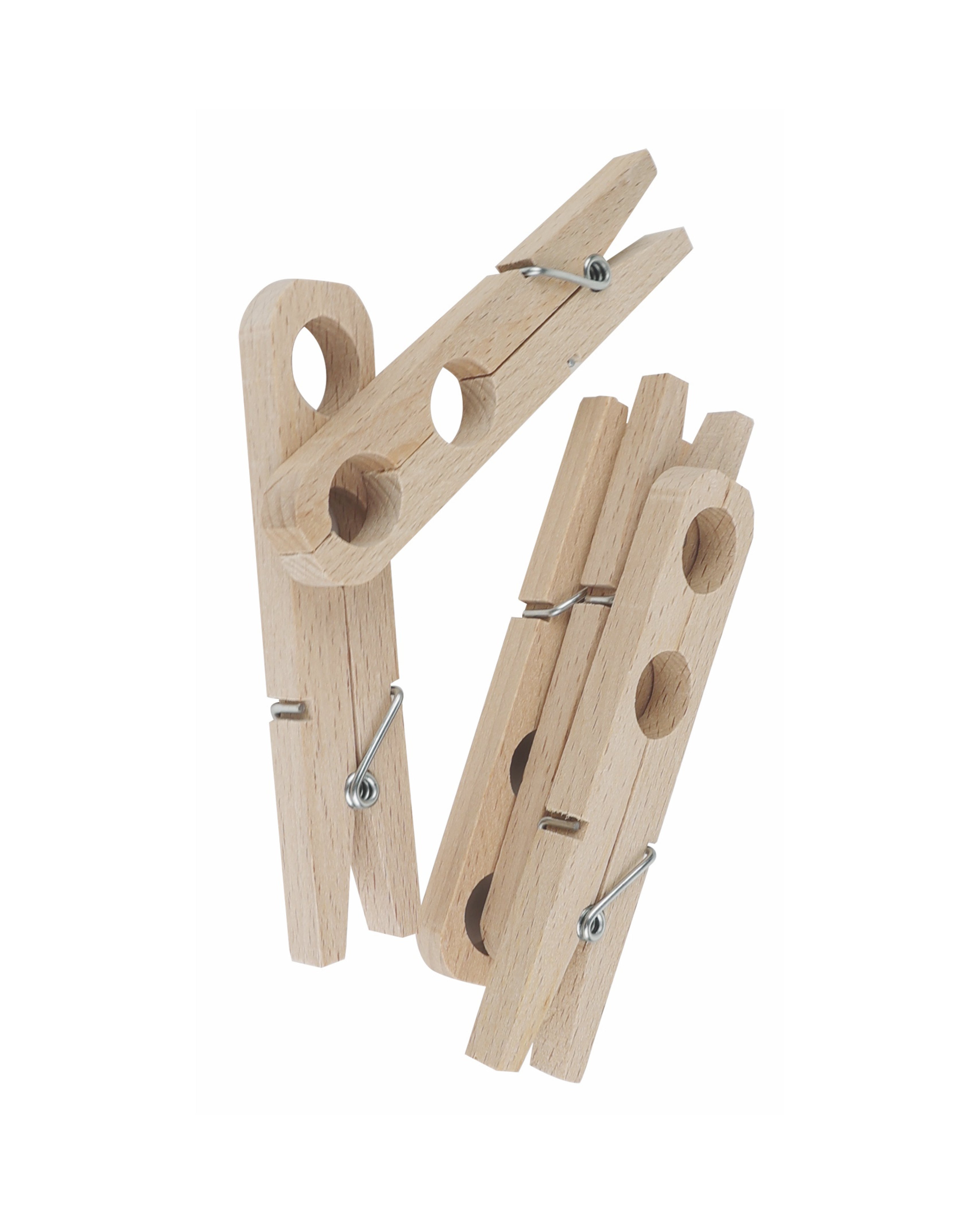 Holzklammern für Pflanzen – Pflanzklammern aus unbehandeltem Buchenholz