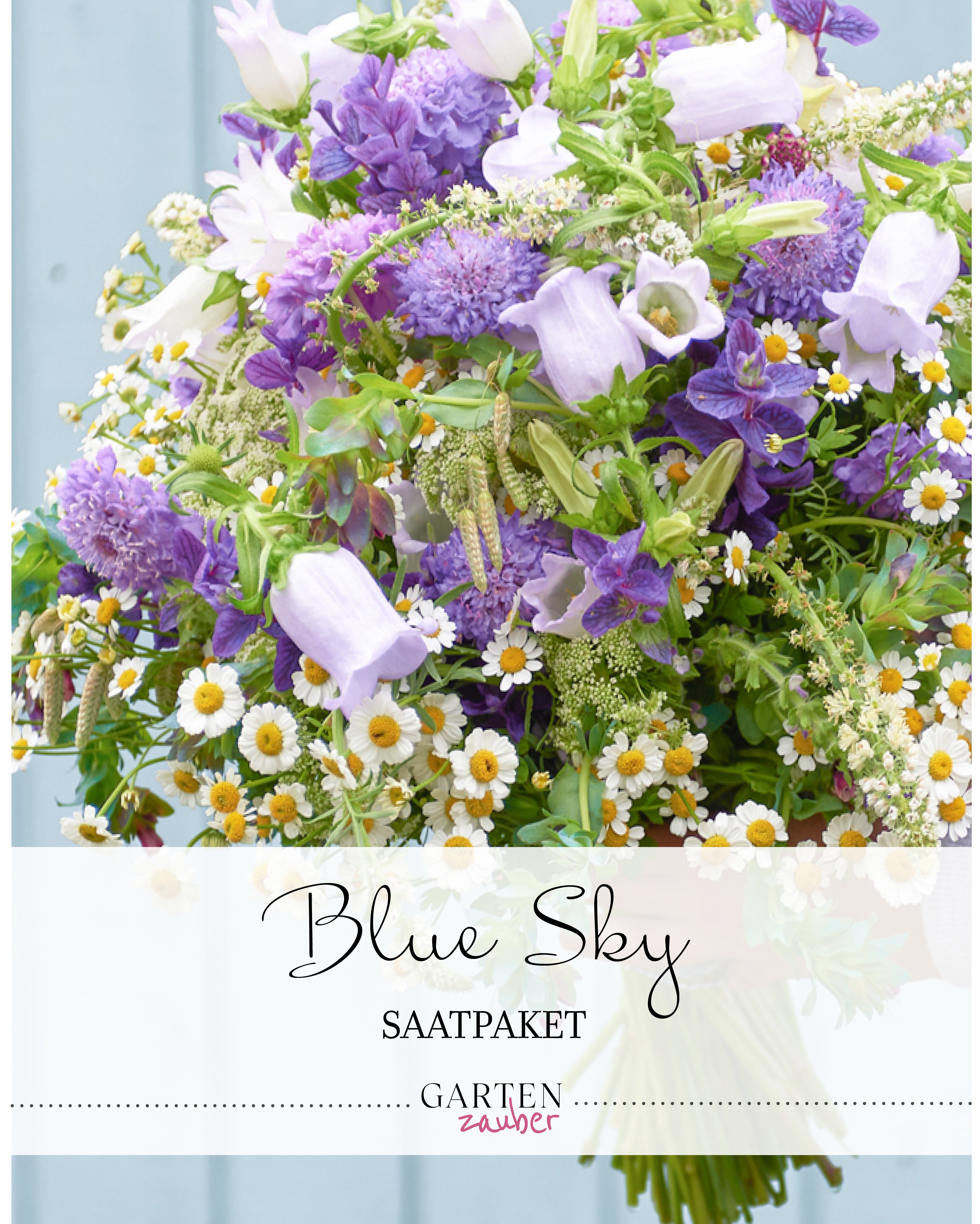 Saatgutpaket - Blue Sky - Saatgut von Gartenzauber