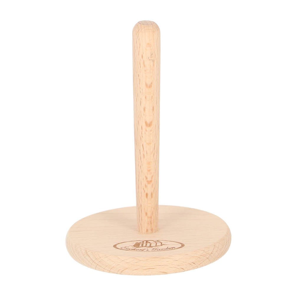 Topfstößel aus Buchenholz zum Andrücken von Erde bei der Aussaat