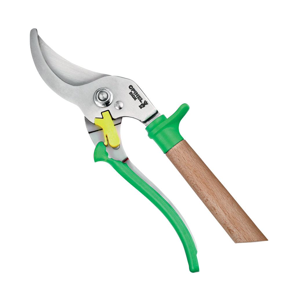 Opinel Gartenschere in Grün mit Edelstahlklingen – ergonomischer Griff