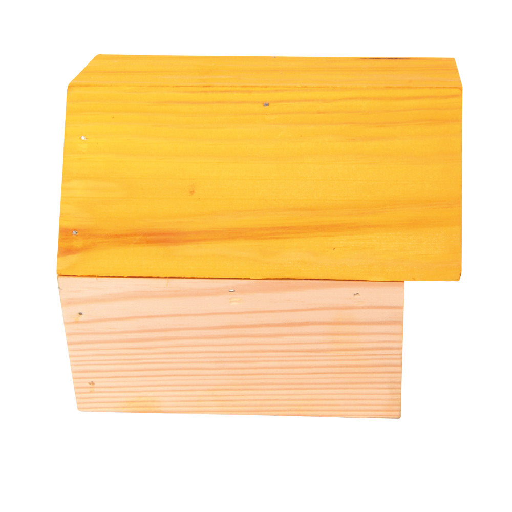 Natürliches Bienenhotel aus Holz – ideal für Mauerbienen
