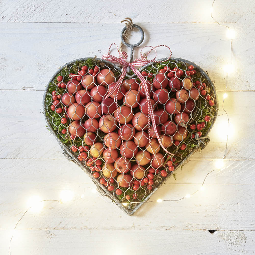 Rustikales Dekoherz aus Metall von Eldgarden – befüllbar mit Naturmaterialien