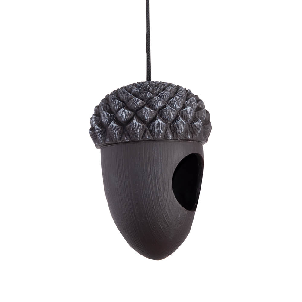 Vogelhaus in Eichelform – wetterfest und dekorativ für den Garten