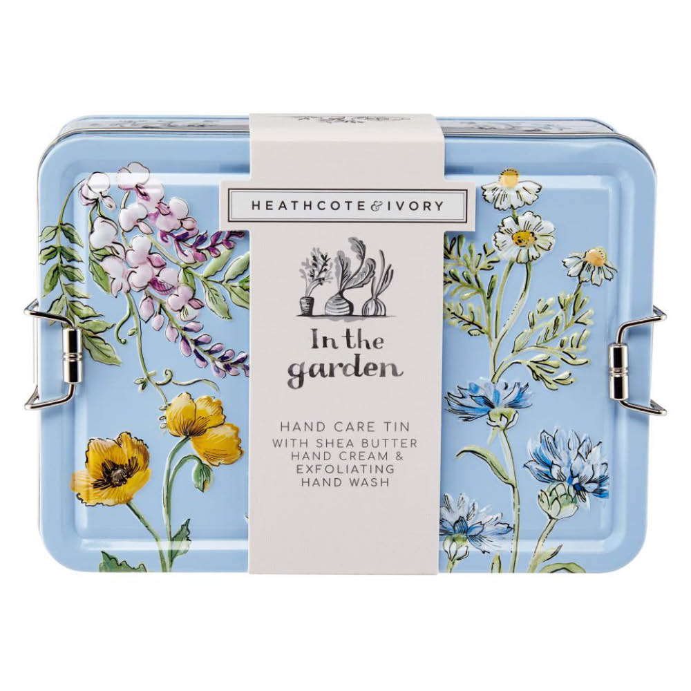 Geschenkset mit Handcreme & Handpeeling In the Garden – florales Design