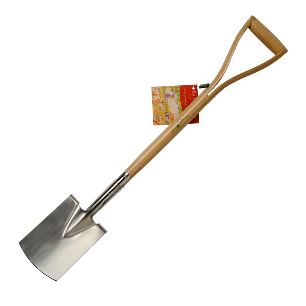 Kinderspaten aus Edelstahl mit Eschenholzgriff für kleine Gärtner