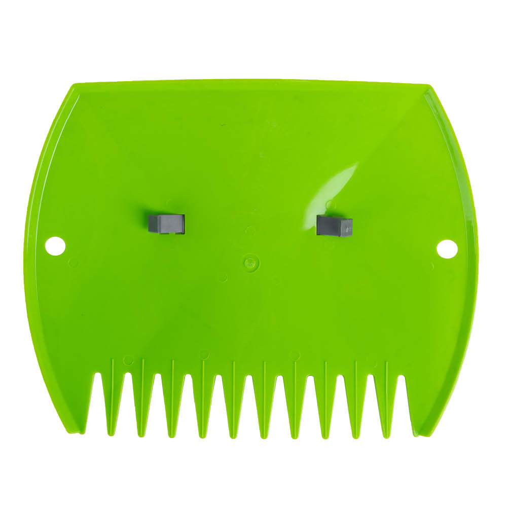 Laubkamm mit seitlichen Griffen – praktisches Gartengerät aus Kunststoff