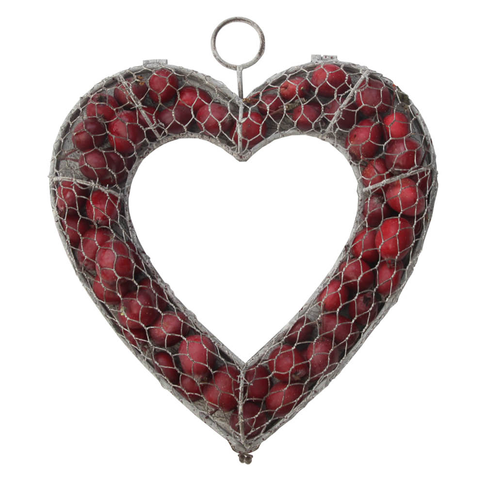 Türkranz in Herzform aus Metall von Eldgarden – rustikale Deko für Wand und Tür