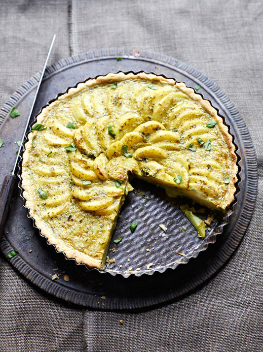 Kartoffeltarte mit Pesto – Ein herzhaftes Highlight für Feinschmecker