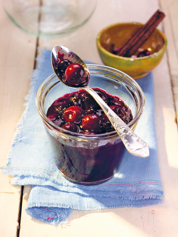 Kirsch-Johannisbeer-Kompott mit Zimt & Zitrone – fruchtig einkochen ... Kirsch-Johannisbeer-Kompott mit Zimt & Zitrone – fruchtig einkochen ...