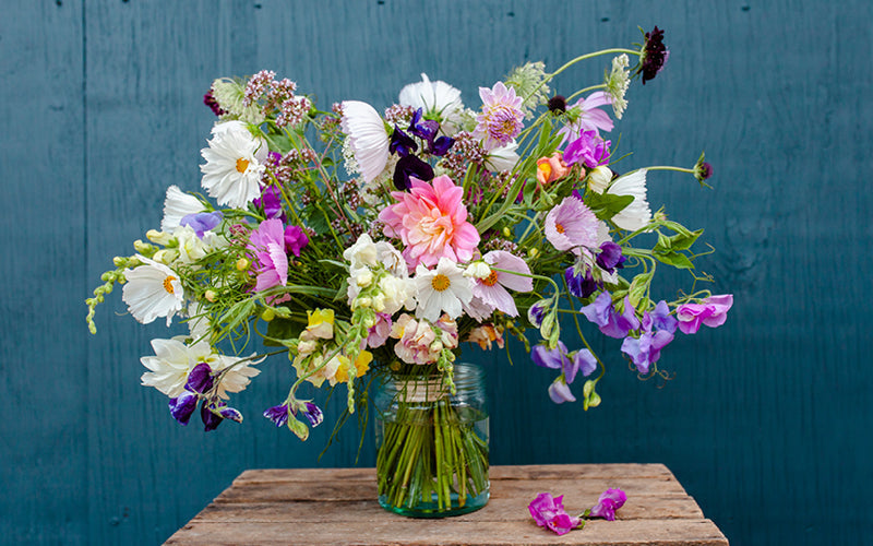 Wir binden einen traumhaften Sommer Blumenstrauß