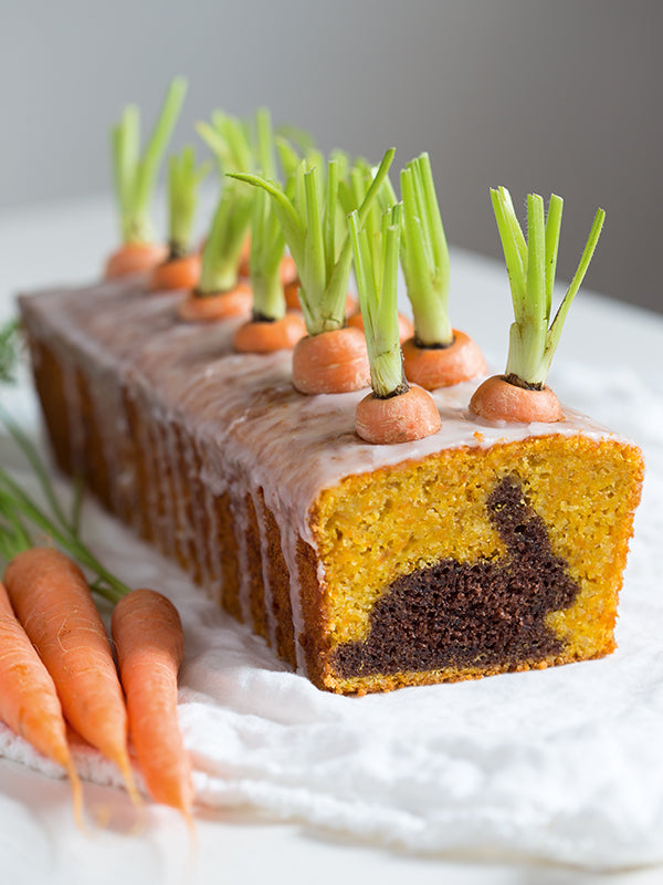 Rüblikuchen mit Schokohase
