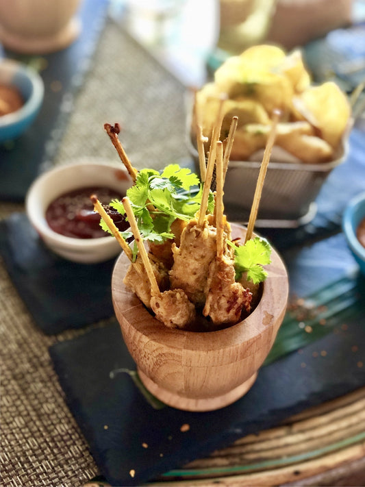 Satéspieße mit Erdnusskick – würzig, cremig, einfach gut