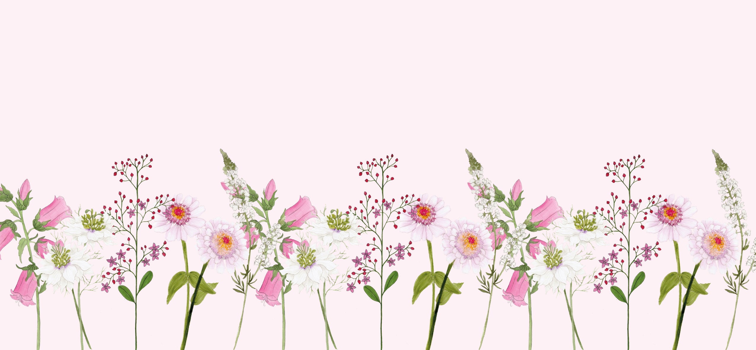 Sommerblumenmotive unseres A5 Notizblocks Sommerblumen