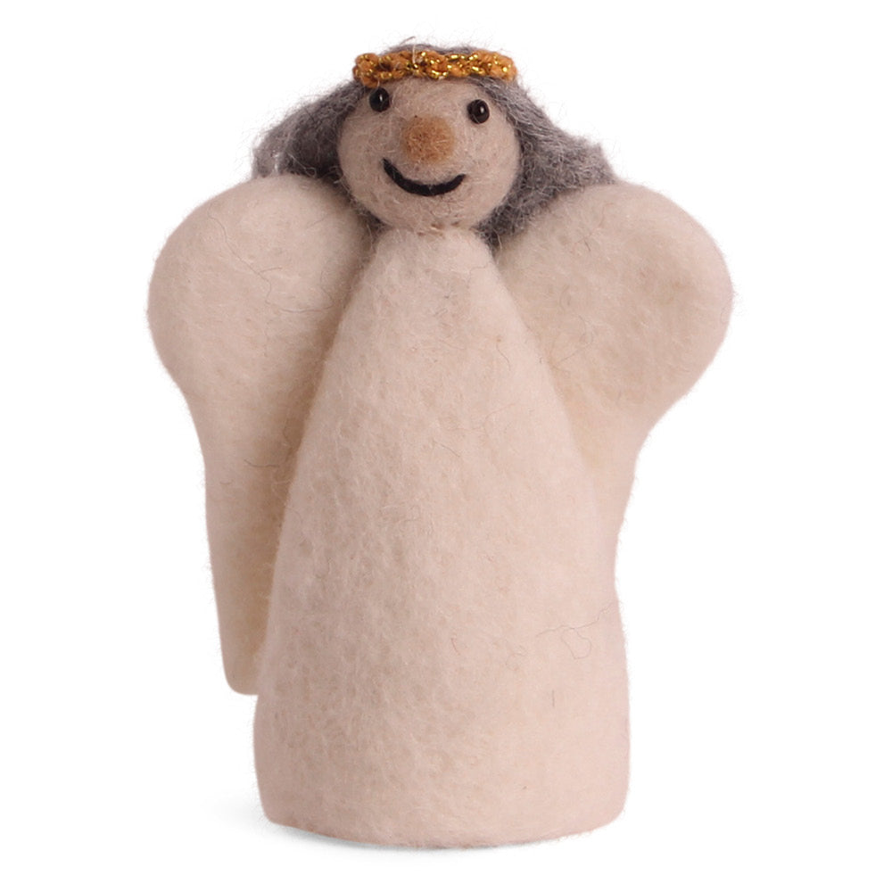Nativity scene made of felt