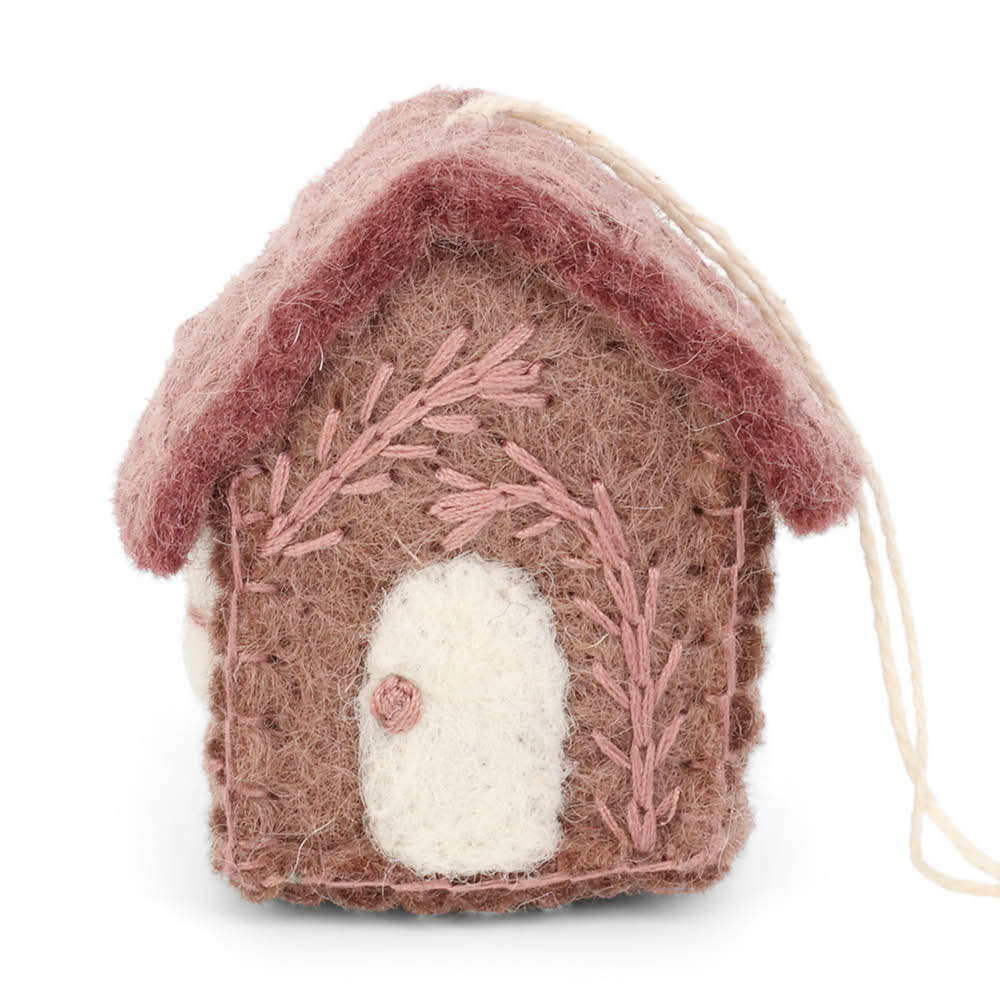 Anhaenger Fruehlingshaus Lavendel aus Filz Gry und Sif