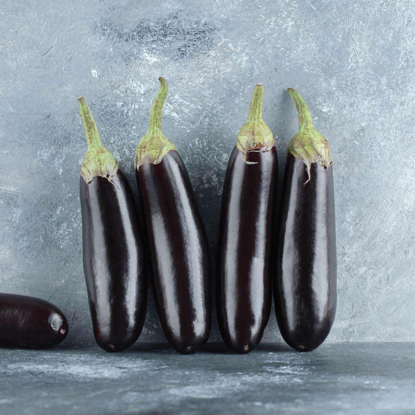 Aubergine · 'De Barbentane' · BIO · Solanum melongena · Saatgut von Gartenzauber