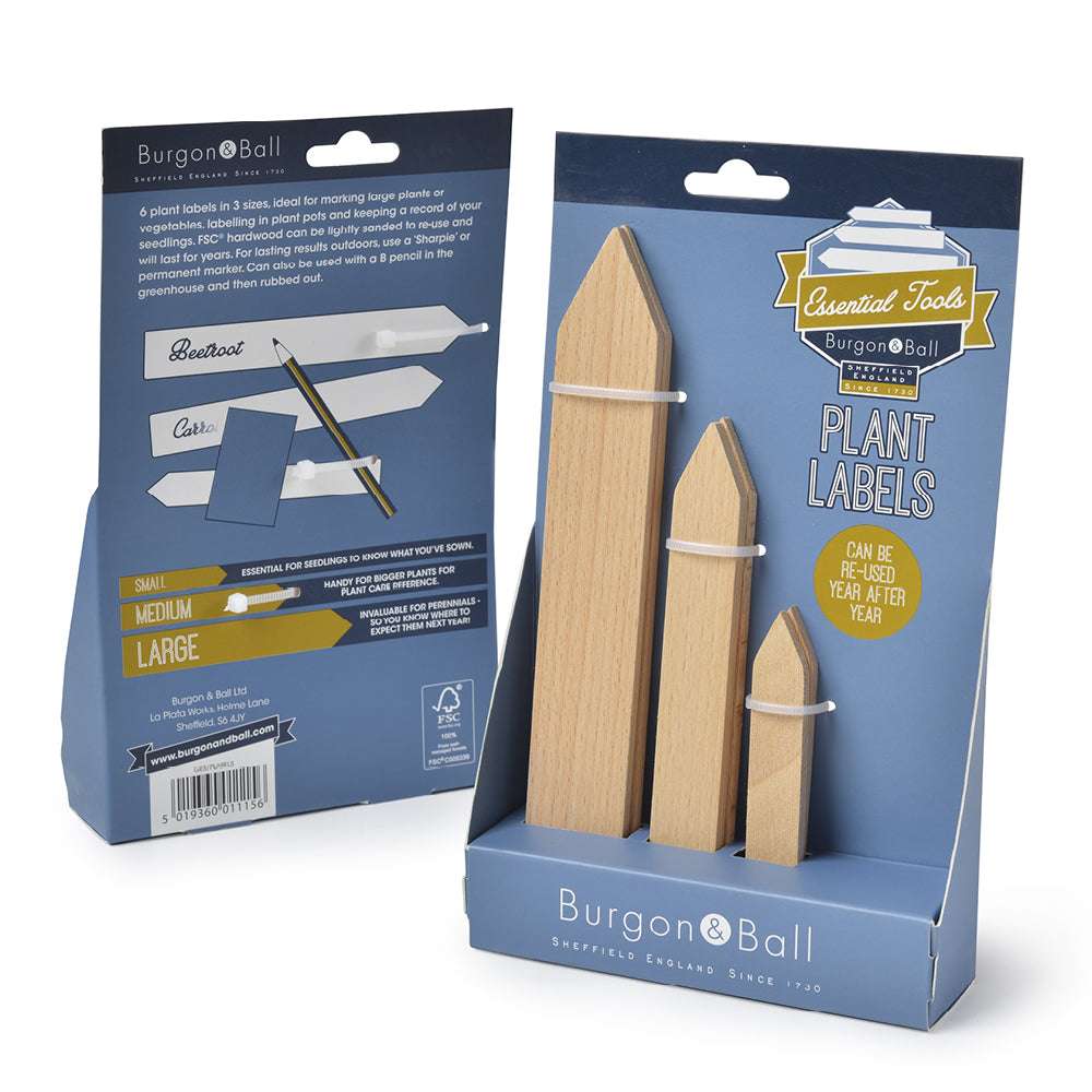 Verpackung der Pflanzetiketten von Burgon & Ball, 6er-Set