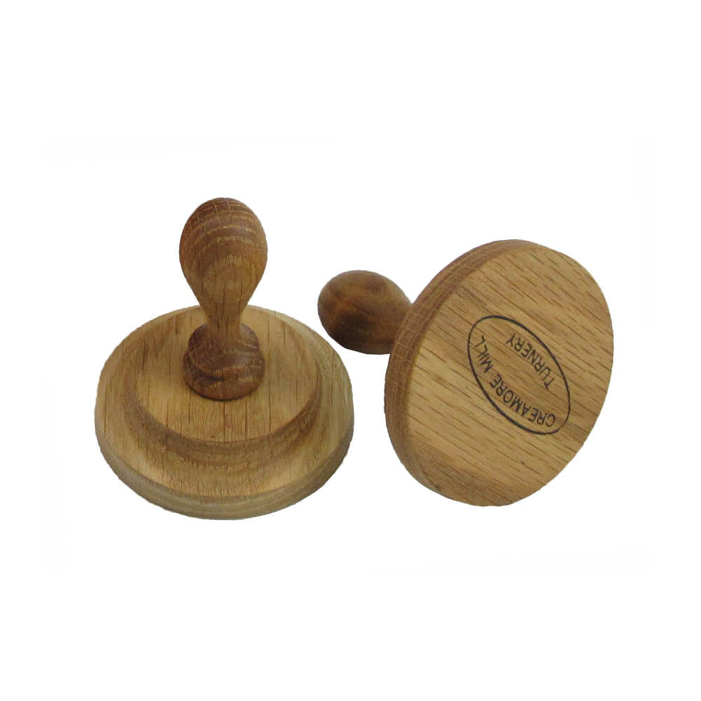 Aussaatstempel aus Eichenholz von Creamore Mill, handgefertigtes Werkzeug zum Andrücken von Erde bei der Aussaat.