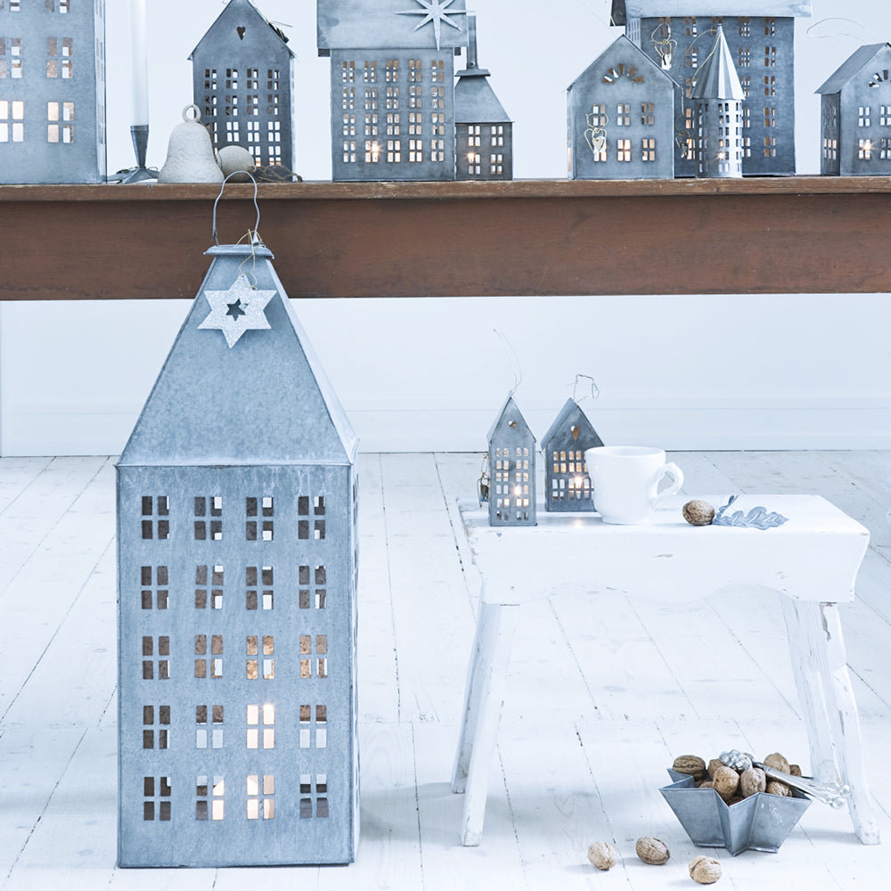 Zinkhäuser von Walther & Co – große und kleine Deko-Häuser aus Zink im skandinavischen Stil