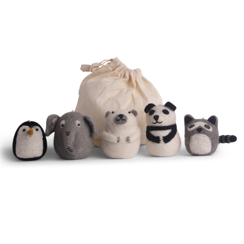 zoofil Zoo-Filztiere - 5er Set | Gartenzauber