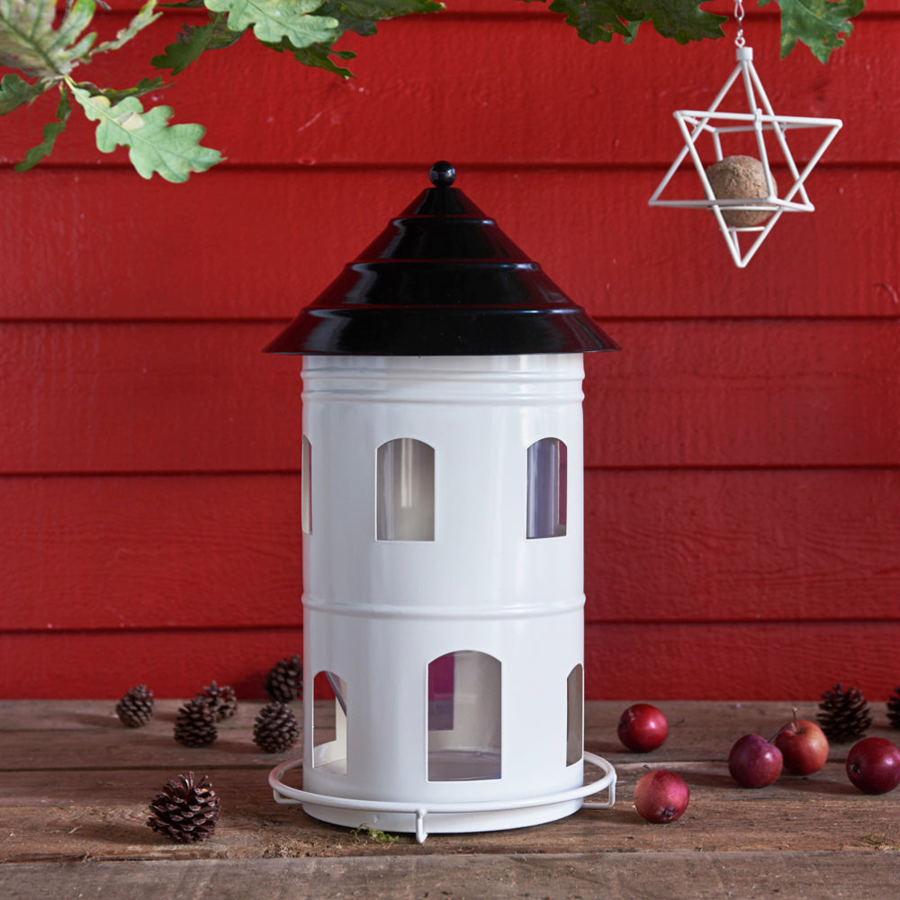 Wildlife Garden Gigant Futterstation – dekorative Vogelstation in Weiß