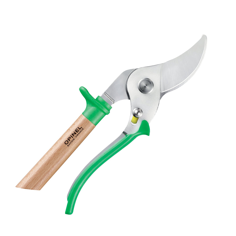 Opinel Gartenschere in Grün mit Edelstahlklingen – ergonomischer Griff