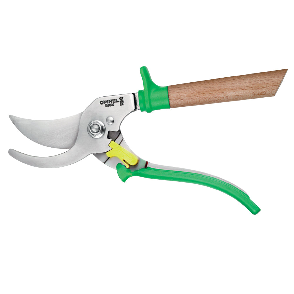 Detailansicht der Klingenform der Opinel Gartenschere – präzise Schnitte