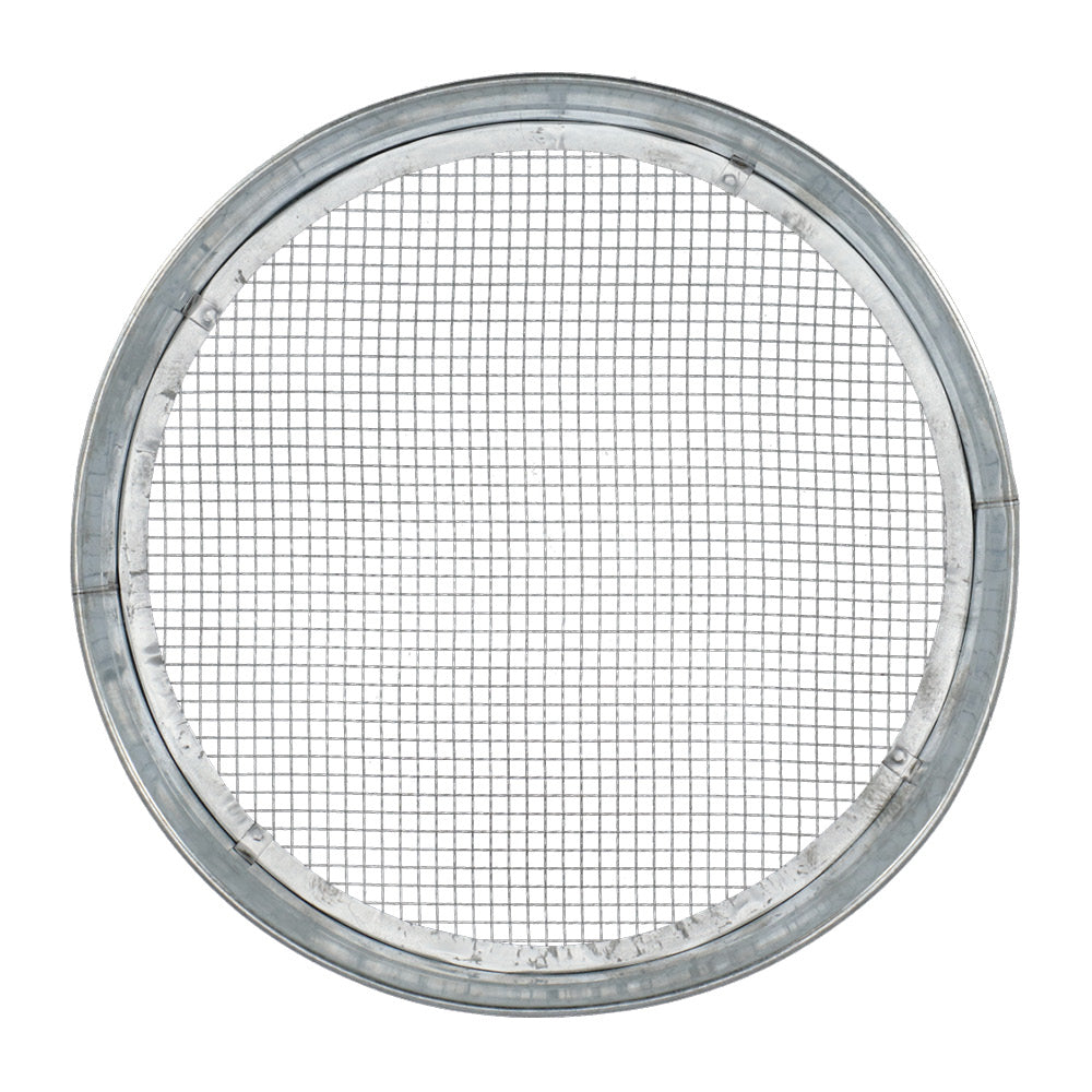 Rundes Edelstahl-Bodensieb mit feiner Maschenstruktur für Aussaaterde