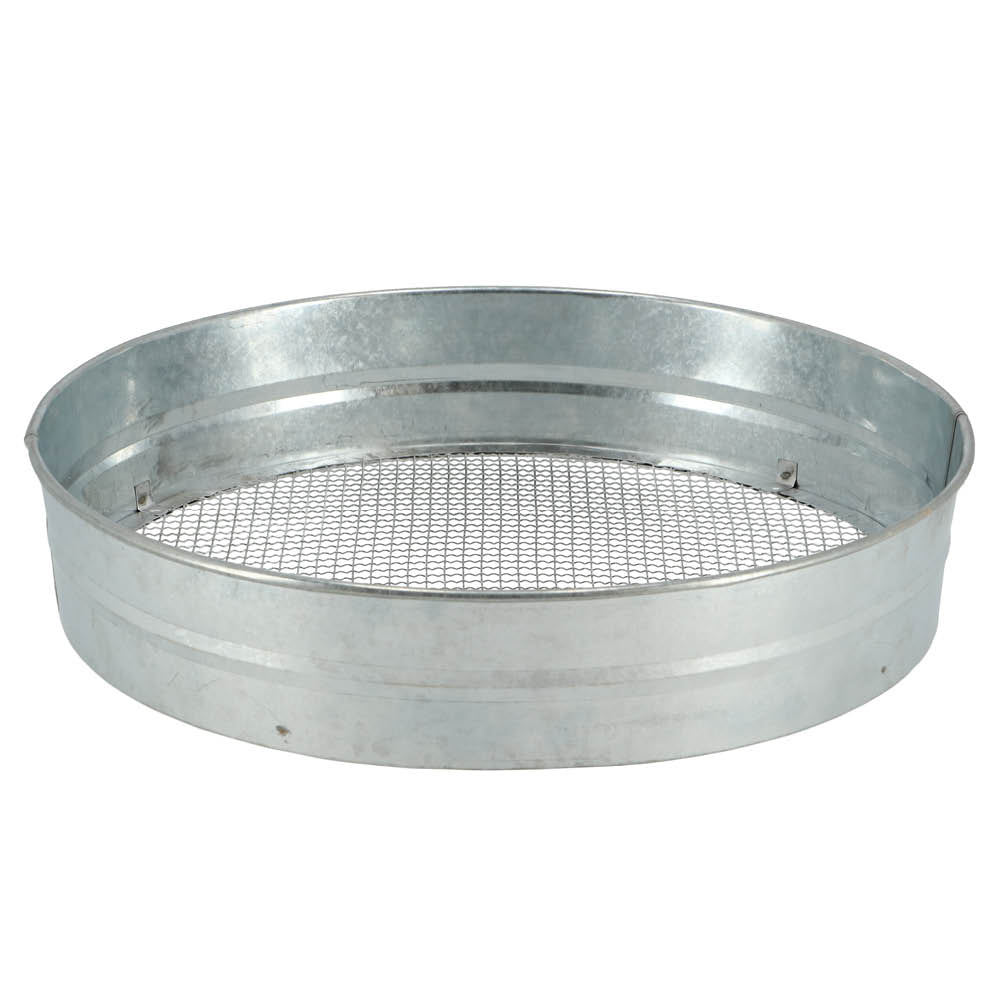 Bodensieb aus verzinktem Edelstahl zum Durchsieben von Erde