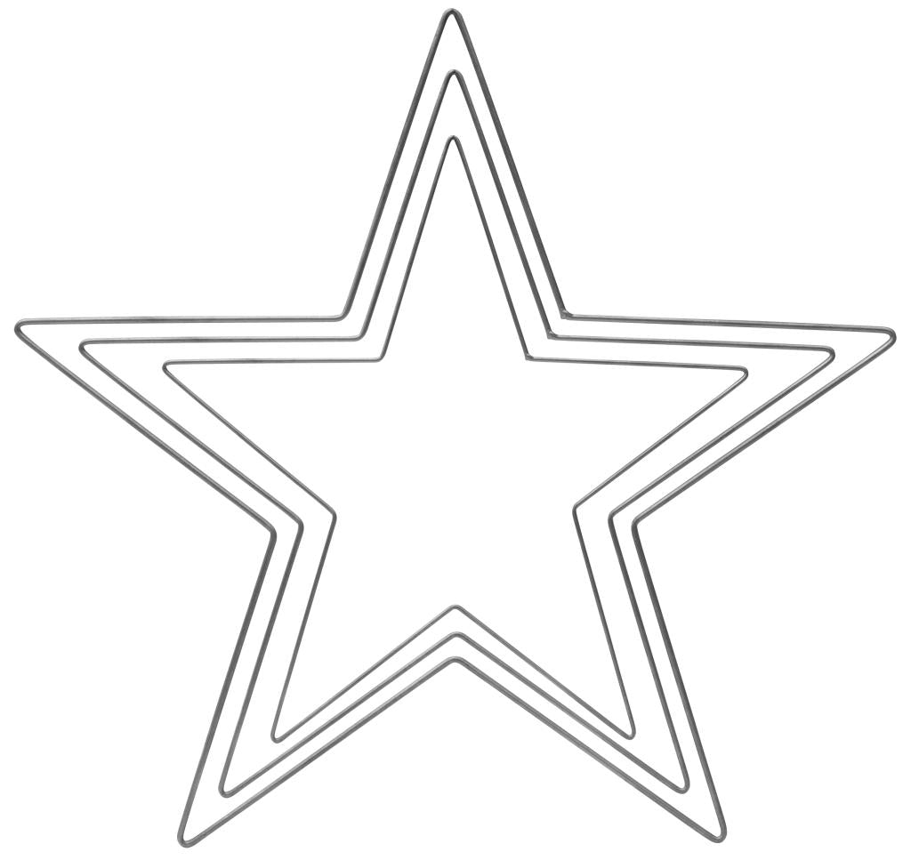 Eldgarden Sterne aus Metall – 3er-Set für festliche Fenster- und Türdekoration